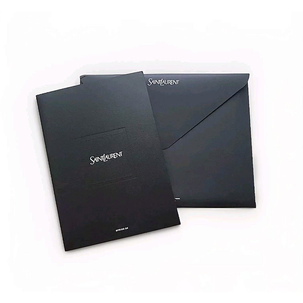 Saint Laurent Look Book Womens Spring 2024 Fashion Coffee Table Designer Catalog